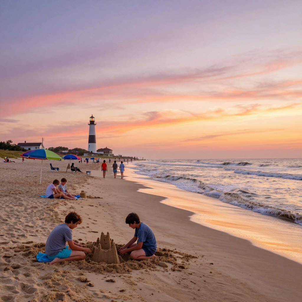 Cape May Beaches Scenic View