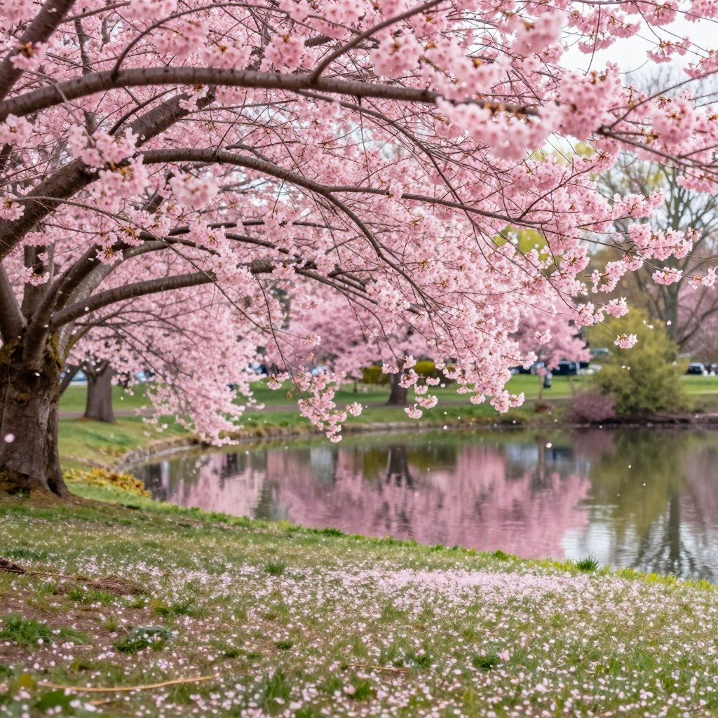 Cherry Blossoms at Branch Brook Park New Jersey