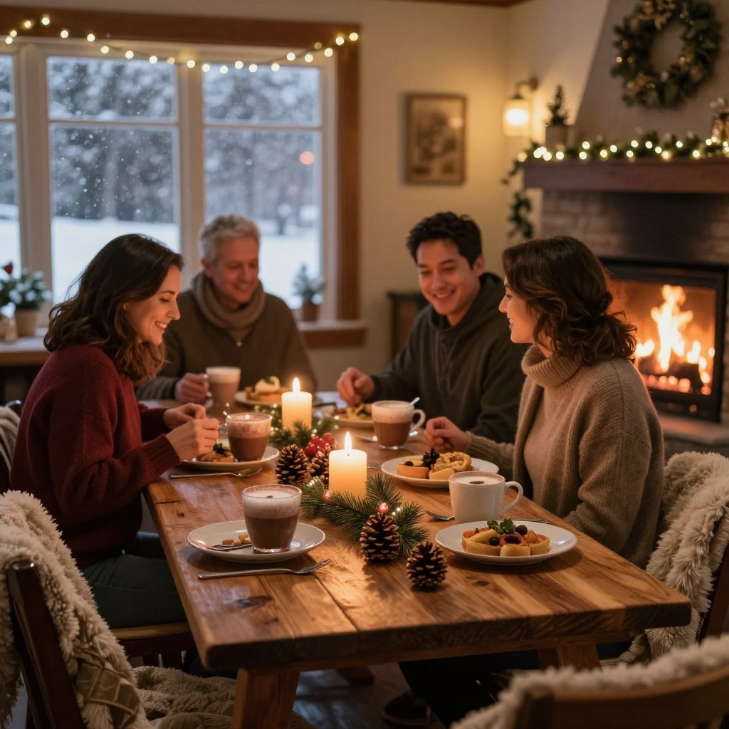 Cozy Winter Dining in New Jersey